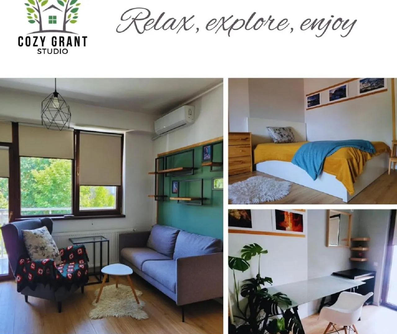 Studio Cozy Grant ブカレスト